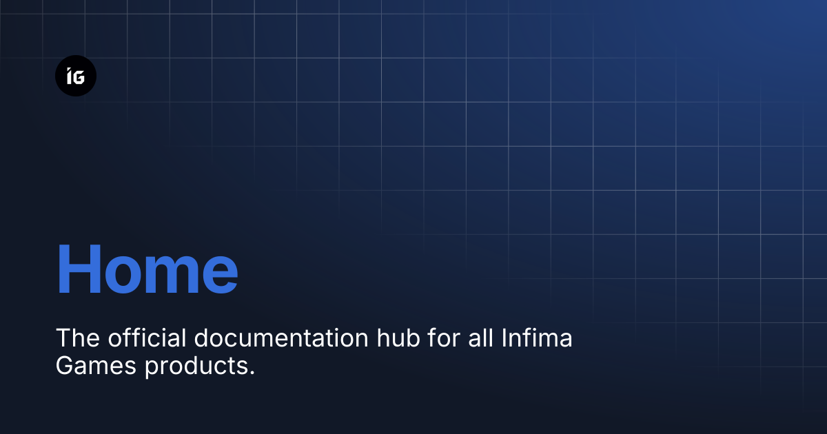 Home | Infima Games Docs